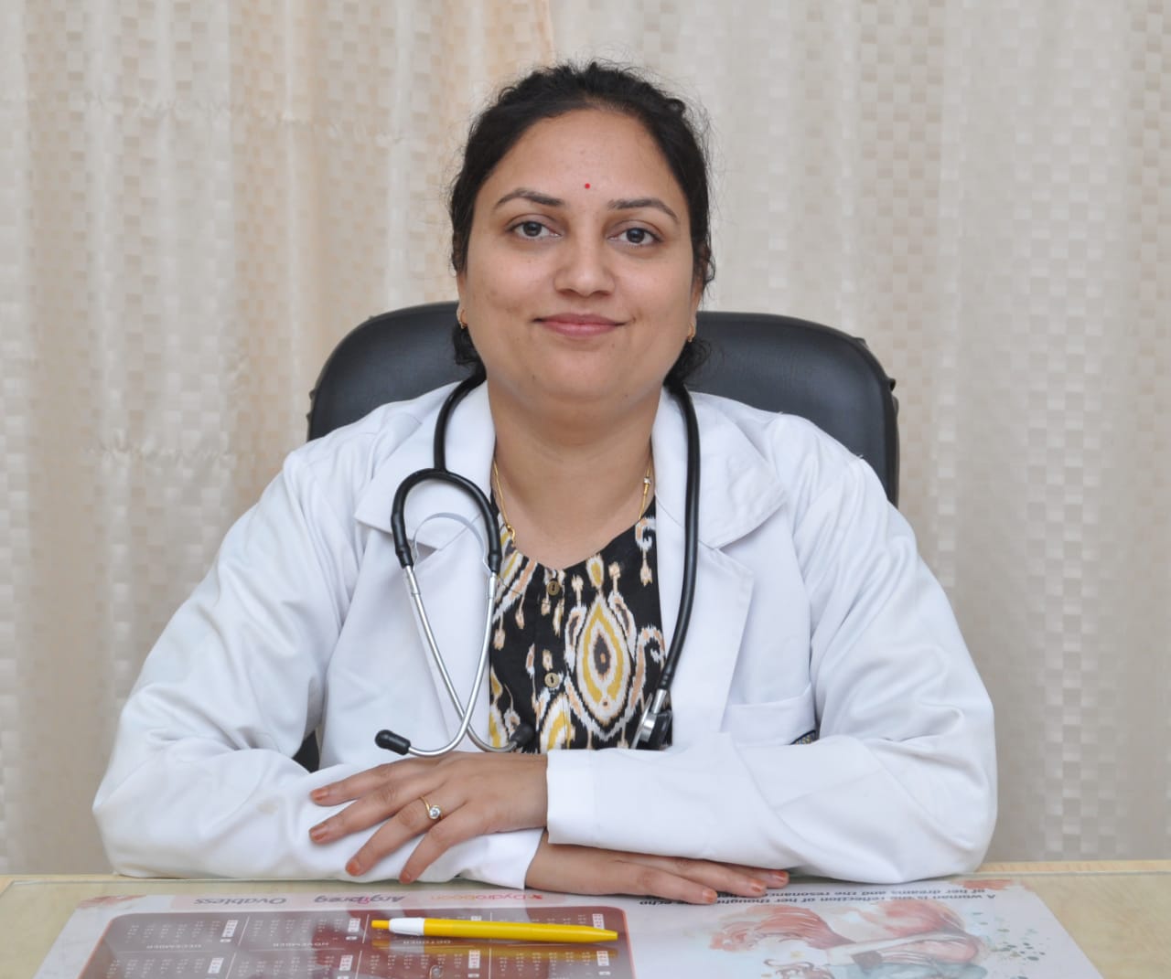 Dr. Shweta Bagaria, a specialist in women's diseases and infertility, took over the workcharge at Dhahan Cleran.